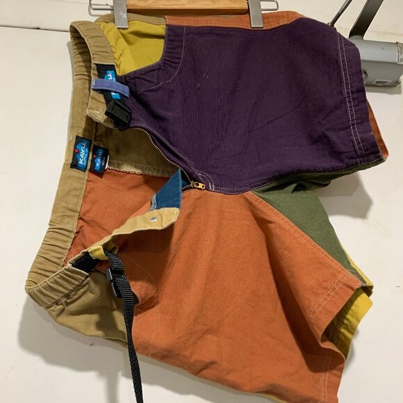 KAVA  SUMMER COLORBLOCK SHORTS SIZE M - Picture 5 of 6